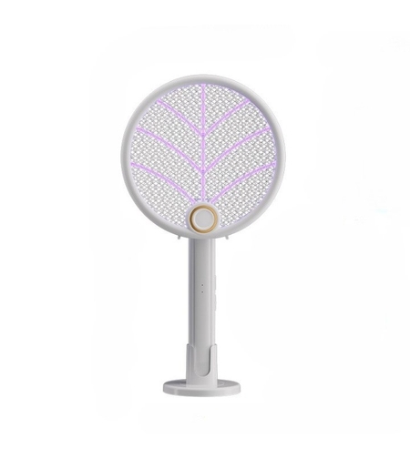 Lampa Electrica Impotriva Tantarilor, Flippy, 42.5 x 22 x 10.5 cm, Reincarcabila cu Cablu USB Inclus, Plasa din Aluminum Alb