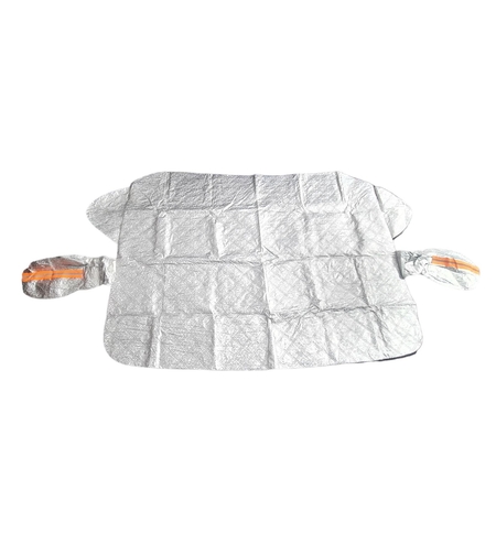 Husa de Protectie pentru Parbriz, Flippy, Protectie pentru Zapada Gridnina Soare, Scut Auto anti Zapada, 150 x 110 cm Argintiu