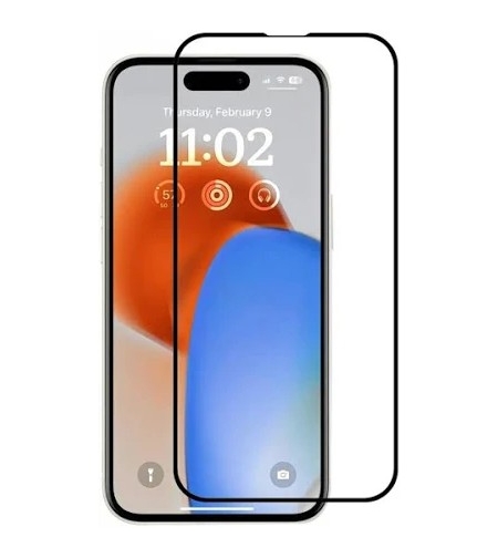 Folie Sticla Securizata, Vafy, compatibila cu Apple iPhone 15 Pro Max, Sticla ESD, Super HD Glass, Anti-static, Margini Negre, Transparent