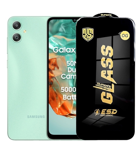Folie de Sticla pentru Samsung Galaxy M05, Vafy, Sticla Securizata ESD Antistatica, Super-X Privacy OG, cu Margini Negre, Rezistenta la Zgirieturi, 0.35 mm, Transparent