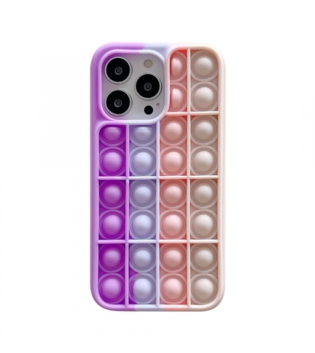 Husa de protectie Flippy Pop It compatibila cu Apple iPhone 13 Pro Max,Model 2,Multicolor