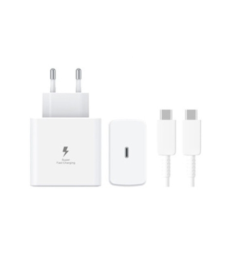 Incarcator Super Fast Charge, Flippy, Adaptor Fast Charge 45W, 5A, PD 3.0, Cablu 1m, Incarcator Fast Charge USB Type-C, Alb