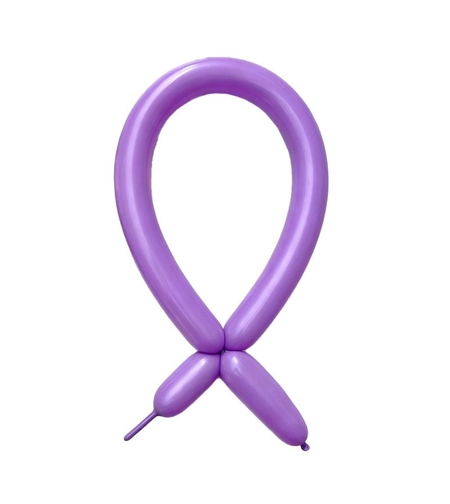 Baloane de Modelaj, Flippy, Set 50 bucati, Model Standard, din Latex, 30 x 1.5 cm, 1.8 g per unitate, pana la 150 cm, Mov