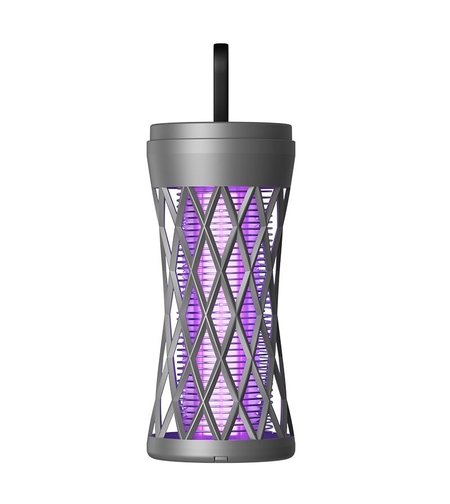 Lampa Anti-Insecte, Flippy, Lumina UV, Electrica, Incarcare USB, 5V, 1A, Silentioasa, 12 x 6 m, Gri