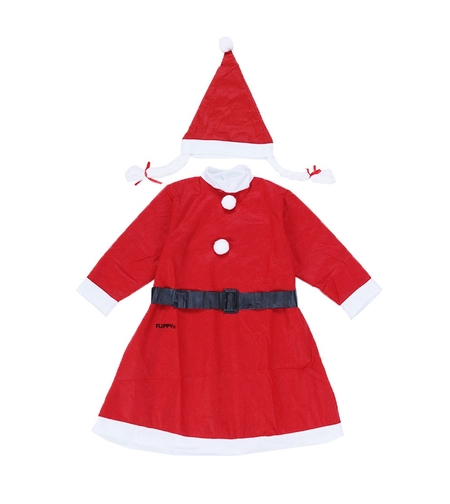 Costum Craciunita Flippy® Fata, 7-9 ani, 3 piese, Polar