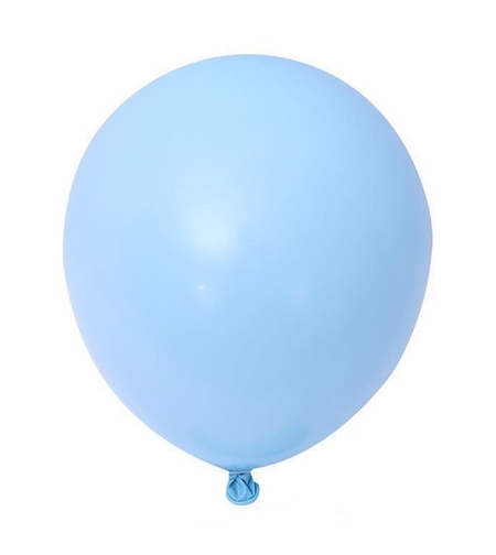 Set 12 Baloane, Flippy, din Latex Macaroon, 30 cm, Bleu