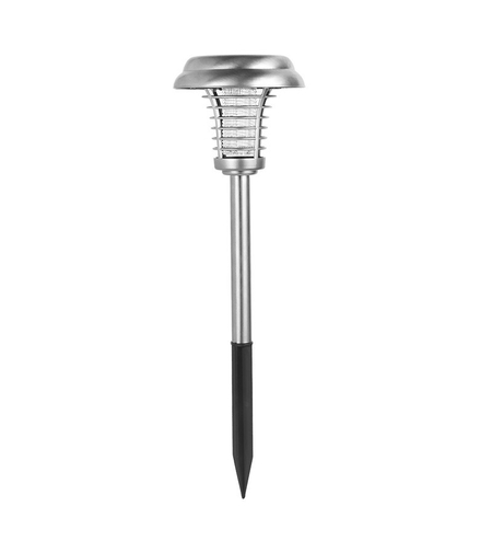 Lampa solara tip torta Flippy, anti-insecte, tantari, UV, LED, 1.2V, IP65, 1 LED, material ABS, 48 x 14 cm, gri