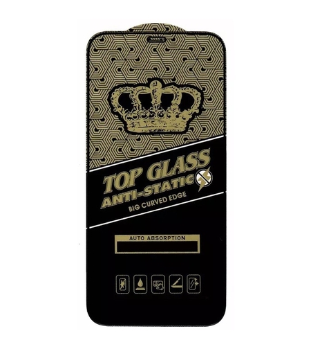 Folie Sticla securizata electrostatica Flippy pentru iPhone 7 / 8, Sticla ESD, Top Glass, Anti-static, Negru