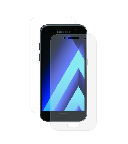 Folie Plastic, Flippy, compatibil cu Samsung Galaxy A3 2017, Fata-Spate, Transparent