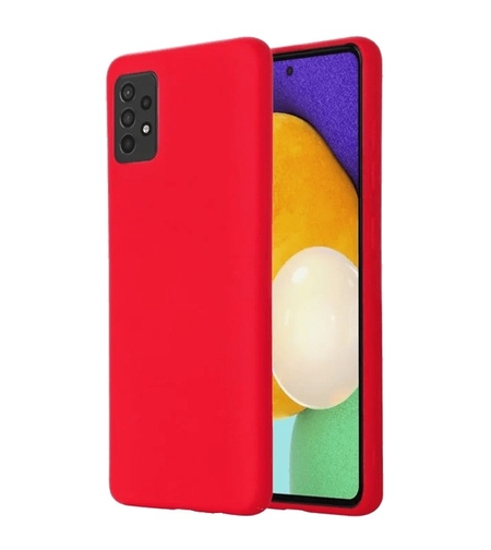 Husa de Protectie, Vafy, pentru Samsung Galaxy A52, din Silicon Lichid, Rosu