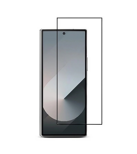 Folie Sticla Securizata, Vafy,Pentru Samsung Galaxy Z Fold 6, Full Glue, Margini Negre, Transparent