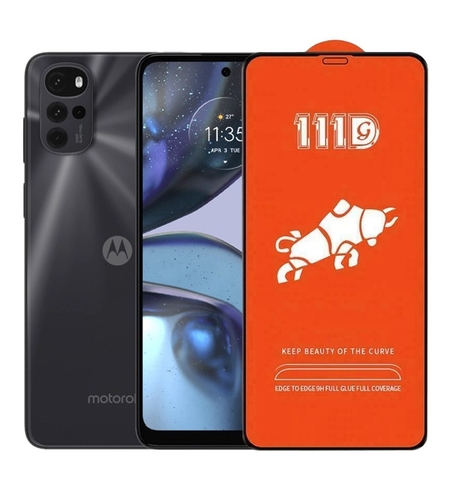 Folie Sticla Securizata pentru Motorola Moto G22, Vafy, Sticla de Protectie Compatibila cu Motorola Moto G22, Full Cover 111D, HD, Margini Negre, Transparenta