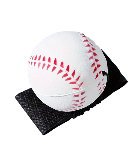 Minge Saltareata Hiperelastica, Flippy, Model Minge de Baseball cu Fixare de Mana, Space Moon Ball foarte Elastica, Antistress pentru Copii, Diametru
