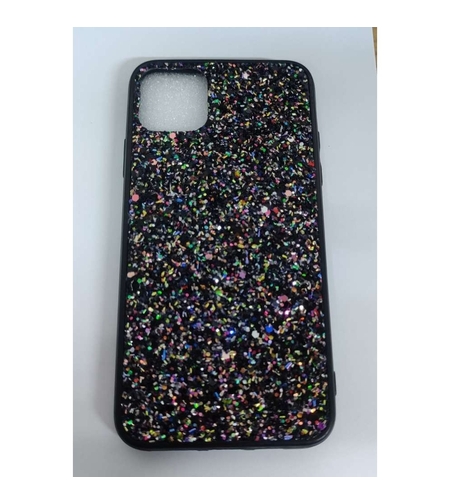 Husa de protectie pentru pentru Apple iPhone 11 Pro Max Sparkling Glitter TPU Negru