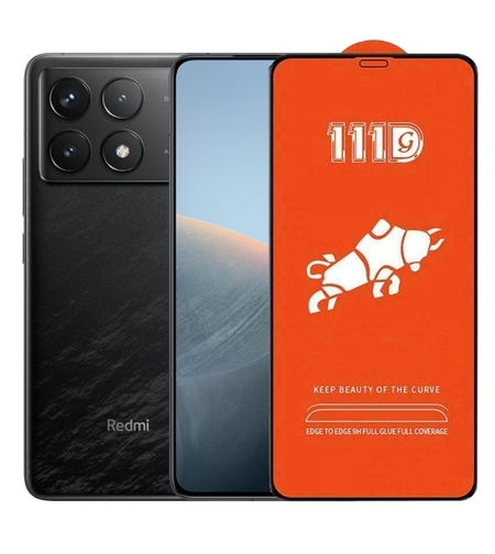 Folie Sticla Securizata pentru Xiaomi Redmi K70 Pro, Vafy, Sticla de Protectie Compatibila cu Xiaomi Redmi K70 Pro, Full Cover 111D, HD, Margini Negre, Transparenta