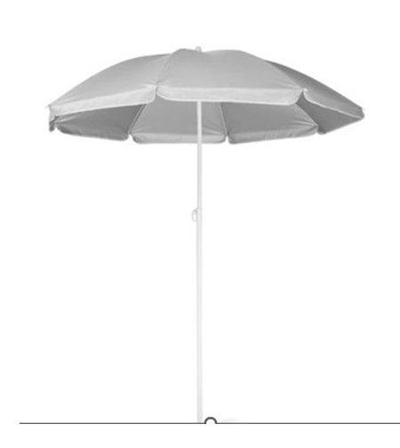 Umbrela de plaja pliabila cu protectie UV si inaltime reglabila, diametru 150 cm, gri