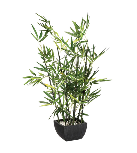 Planta artificiala Atmosphera Bambou cu ghiveci, bambus, 36x36x76 cm, verde