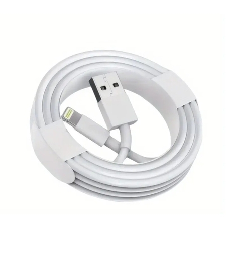 Cablu de Date Fast Charging, Flippy, port USB-B Compatibil cu iPhone cu porturi de tip Lightning, pentru Incarcare rapida 2A, Lungime 1.5M, Alb