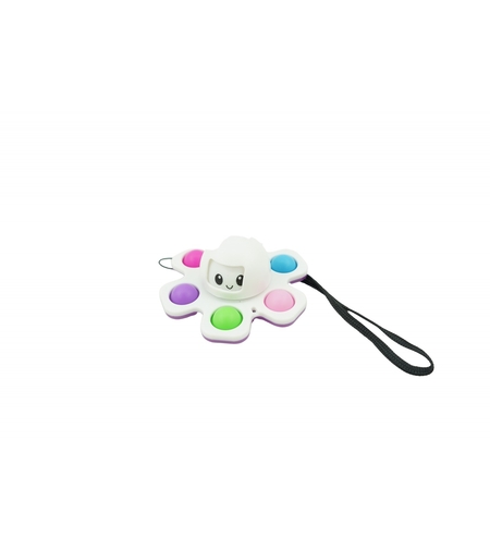 Jucarie Pop It, Flippy, Fidget Toy, antistres, senzoriala,Alb