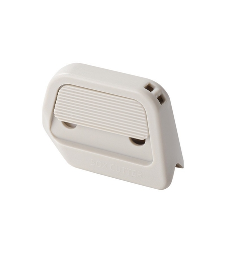 Cutter Portabil, Vafy, din ABS, Magnetic, Lama Ceramica, Autoretractabila, Universal, Alb