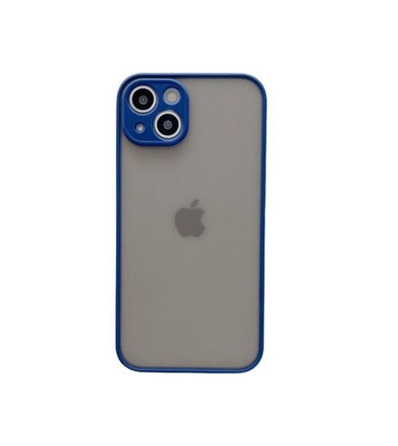 Husa protectie Vafy compatibila cu Apple iPhone 13 Phantom Tpu Albastru