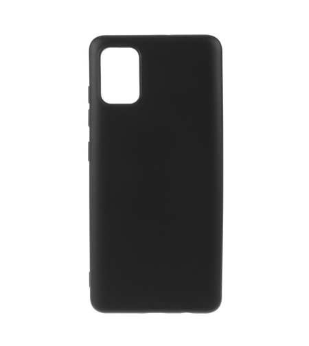 Husa protectie compatibila cu Samsung A51 Liquid Silicone Case Negru