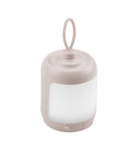 Mini Lampa LED de Camping, Vafy, pentru Aer Liber, Reincarcabila USB Type C, 3 Trepte de Lumina, Portabila, 13.8 x 6.5 cm, 5V, Alb