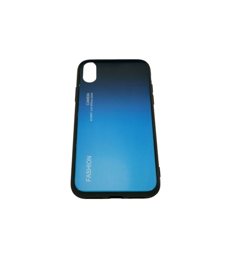 Husa Apple iPhone X Hybrid Back Degrade, Albastru