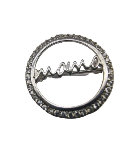 Brosa Argint 925 Mama cu Zirconii