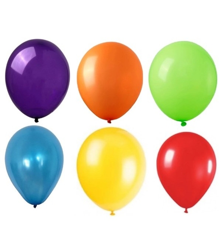 Set 10 Baloane din Latex, Flippy, Model Party, 30 cm, Multicolore, 2.8 g