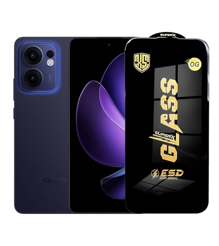 Folie de Protectie pentru Oppo Reno13, Vafy, Sticla Securizata ESD, Margini Negre, Rezistenta la Zgirieturi, Antistatica, 0.35 mm, Transparenta