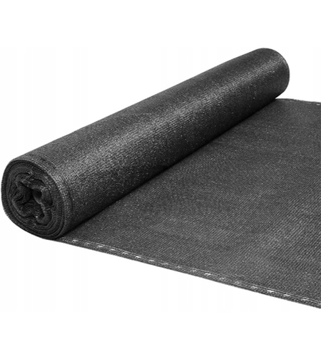 Plasa umbrire si intimitate pentru gard, 1.5m latime, 50m lungime, 135g densitate 90%, gri antracit