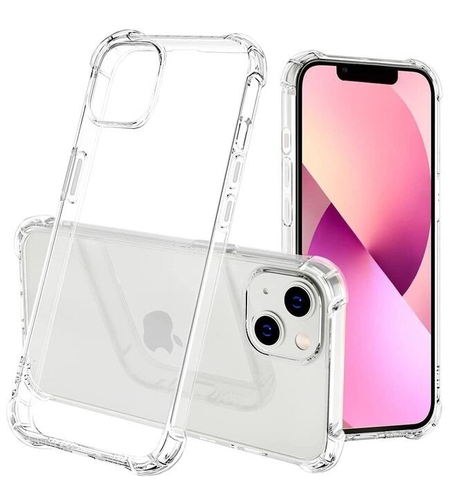 Husa de protectie Vafy, TPU, pentru Apple iPhone 13 Mini 5.4 inch, Antisoc, Protectie colturi, Rezistenta la impact, Transparenta