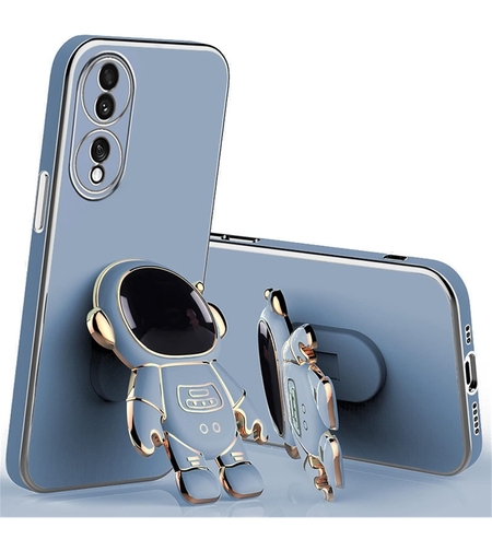 Husa Telefon 2in1, Vafy, Compatibila Huawei Mate 60 Pro, Carcasa TPU cu Suport Inclus Tip Astronaut, Protectie Camere, Albastru