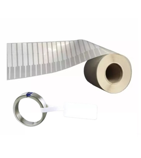 Rola Etichete Bijuterii, Flippy, 1000 et./rola, din Plastic, 90 x 30 mm, Alb