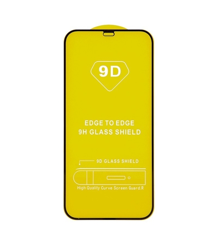 Folie de Protectie, Flippy, pentru Apple iPhone 15 Plus, Tempered Glass 9D, Full Cover, HD, Margini Negre, Transparent