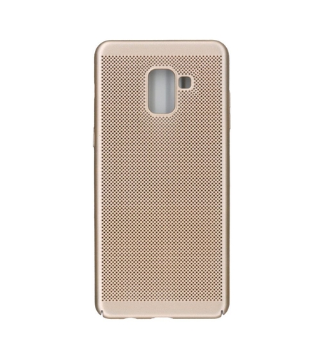 Husa Samsung Galaxy A8 2018 Ultra Slim cu aerisire Auriu
