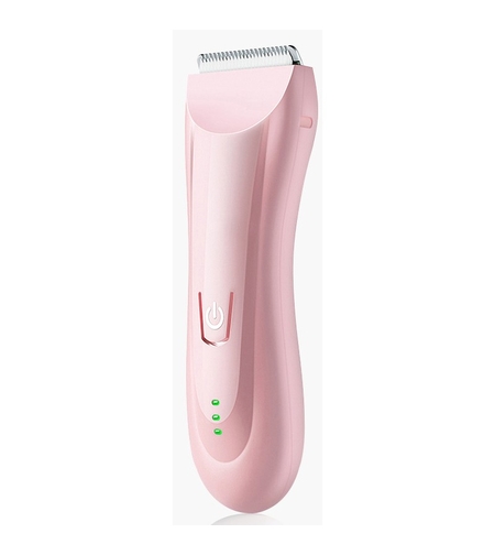 Masina De Tuns Bebelusi si Copii, Vafy, Lame Cermice si Inox, Fara Fir, Functie Anti Taiere, Silentios, 50 W, Rezistent la Apa, 2 Accesorii, Incarcator USB, Roz deschis