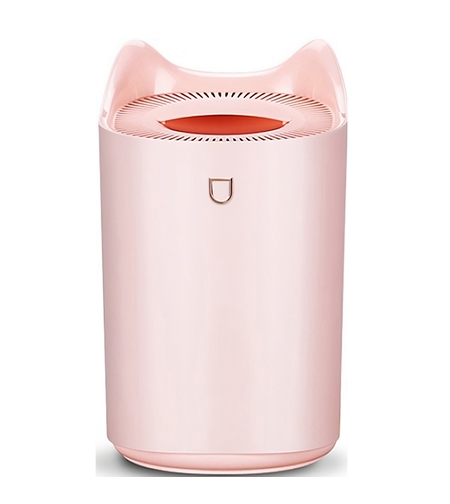Umidificator cu duza dubla, Flippy, de capacitate mare 3L, roz