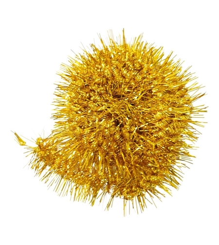 Beteala Craciun, Flippy, aur, marimea: 2 m x 8 cm material:folie PVC, interior/exterior