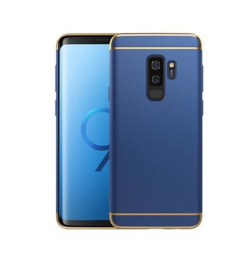 Husa Samsung Galaxy S9 Luxury Plating 3 in 1 Albastru