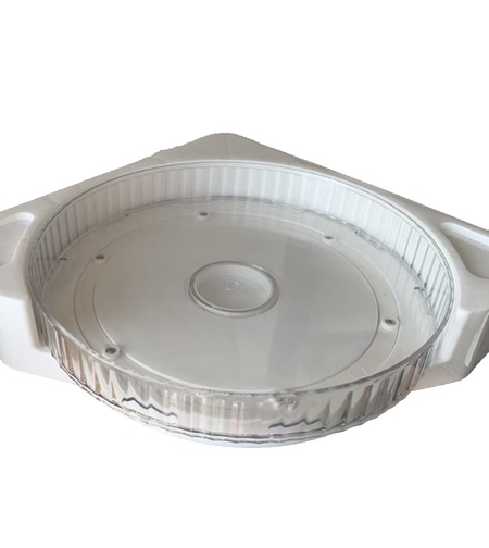 Suport Depozitare, Flippy, din Plastic, Rotativ 360 grade, Montare fara Perforatii, pentru Baie/Bucatarie, Alb
