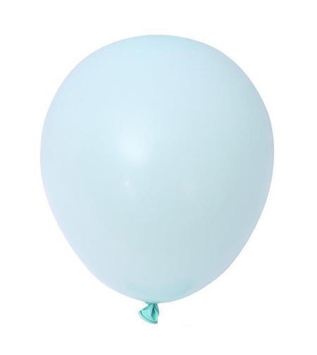 Set 12 Baloane, Flippy, din Latex Macaroon, 30 cm, Albastru