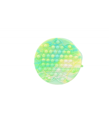 Jucarie antistres din silicon, Flippy, Pop It Now and Flip It, Geanta, Floarea Soarelui, Verde