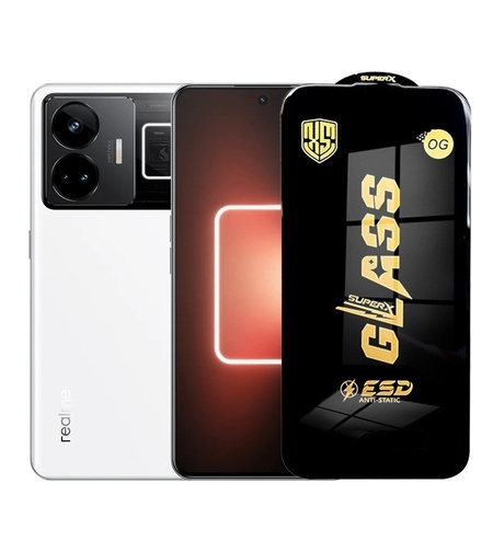 Folie de Protectie pentru Realme GT Neo5, Vafy, Sticla Securizata ESD, Margini Negre, Rezistenta la Zgirieturi, Antistatica, 0.35 mm, Transparenta