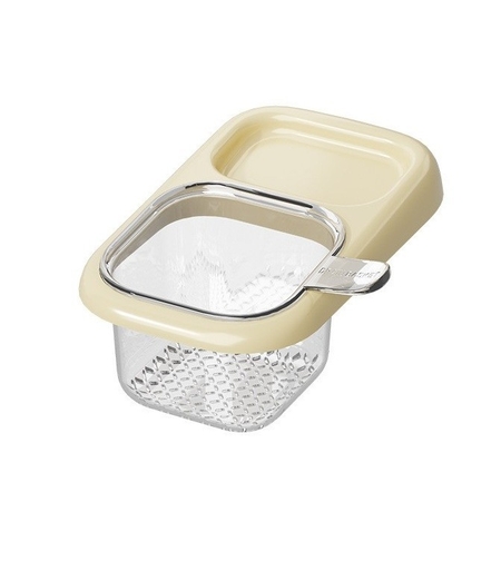 Cos de Scurgere pentru Chiuveta, Vafy, din ABS, cu Maner si Ventuza, Multifunctional, 22 x 13 x 8.5 cm, Crem