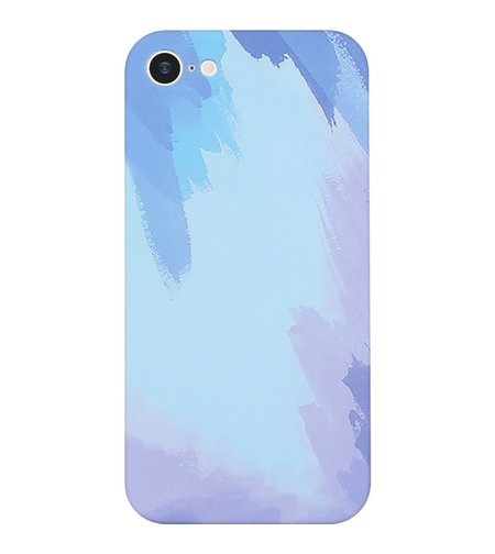 Husa protectie Vafy compatibila cu Apple iPhone 12 Mini Tpu Ombre, Mov/Albastru