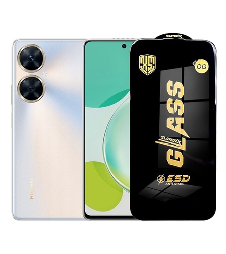 Folie de Protectie pentru Huawei Enjoy 60 Pro, Vafy, Sticla Securizata ESD, Margini Negre, Rezistenta la Zgirieturi, Antistatica, 0.35 mm, Transparenta