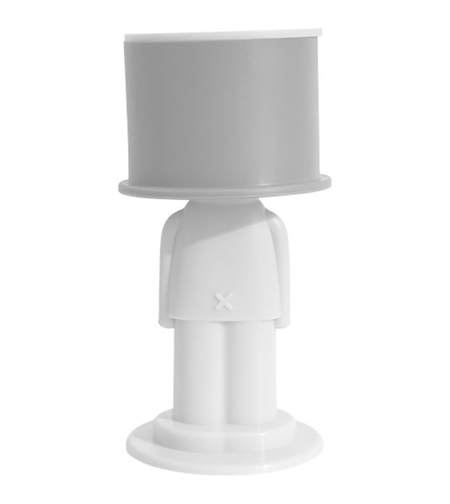 Opritor de Usa, Flippy, din Silicon, Model Magicial, cu Prindere de Perete, Anti-Coliziune, 4x 8.5 cm, Gri
