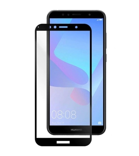 Folie Sticla Flippy pentru Huawei Y6 2018 Full Glue Negru